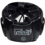 Fairtex HG13 Боксерский Шлем Тайский Бокс "Diagonal Vision Sparring" Черный